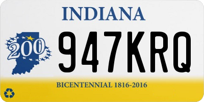 IN license plate 947KRQ