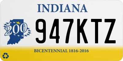 IN license plate 947KTZ