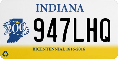 IN license plate 947LHQ