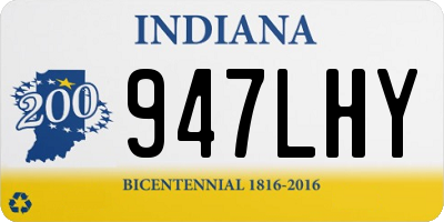 IN license plate 947LHY