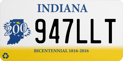 IN license plate 947LLT