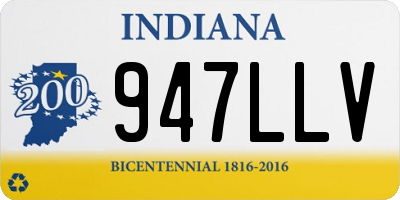IN license plate 947LLV