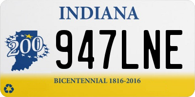 IN license plate 947LNE