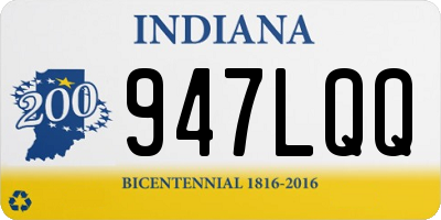 IN license plate 947LQQ