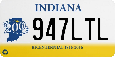 IN license plate 947LTL
