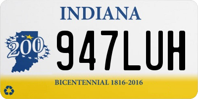 IN license plate 947LUH