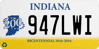 IN license plate 947LWI