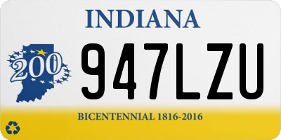 IN license plate 947LZU