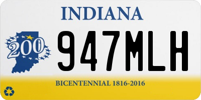 IN license plate 947MLH