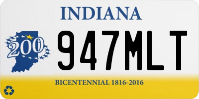 IN license plate 947MLT