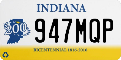 IN license plate 947MQP