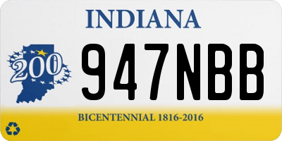 IN license plate 947NBB