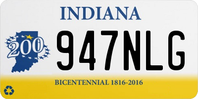 IN license plate 947NLG