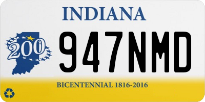IN license plate 947NMD