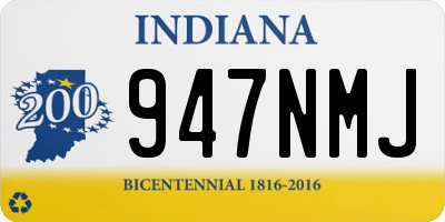 IN license plate 947NMJ