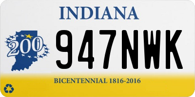 IN license plate 947NWK
