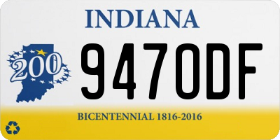 IN license plate 947ODF