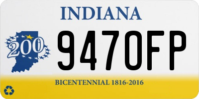 IN license plate 947OFP