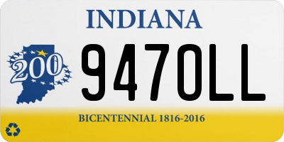 IN license plate 947OLL