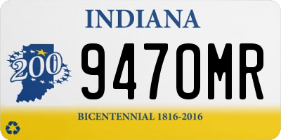 IN license plate 947OMR