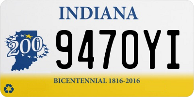 IN license plate 947OYI