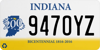 IN license plate 947OYZ