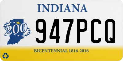 IN license plate 947PCQ