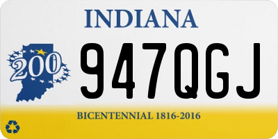 IN license plate 947QGJ