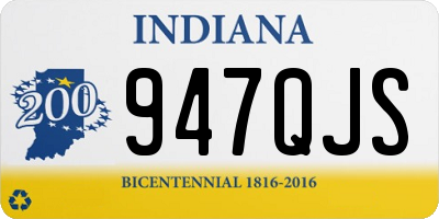 IN license plate 947QJS