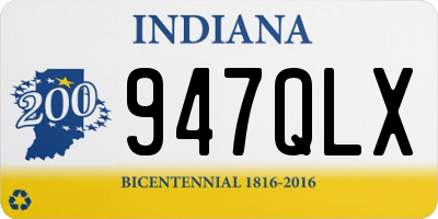IN license plate 947QLX