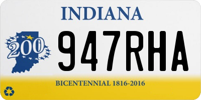 IN license plate 947RHA