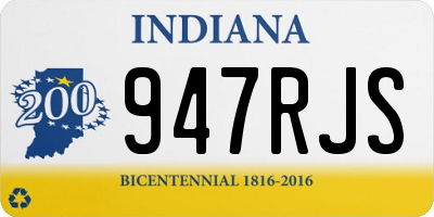 IN license plate 947RJS