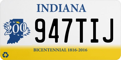 IN license plate 947TIJ