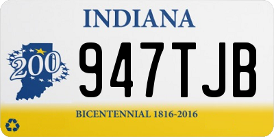 IN license plate 947TJB