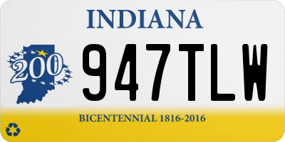 IN license plate 947TLW
