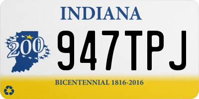 IN license plate 947TPJ