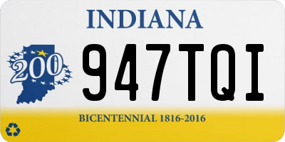 IN license plate 947TQI