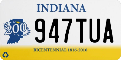IN license plate 947TUA