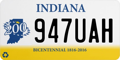 IN license plate 947UAH