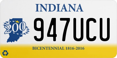 IN license plate 947UCU