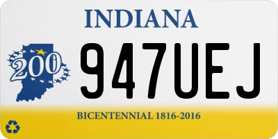 IN license plate 947UEJ