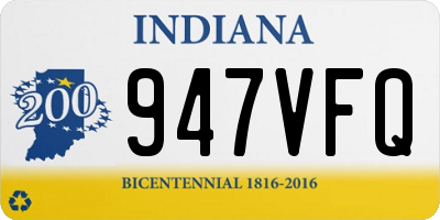 IN license plate 947VFQ