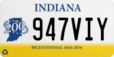 IN license plate 947VIY