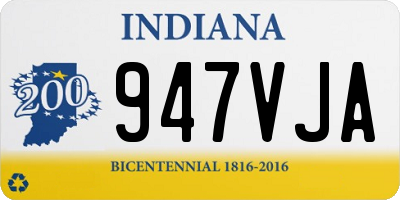 IN license plate 947VJA