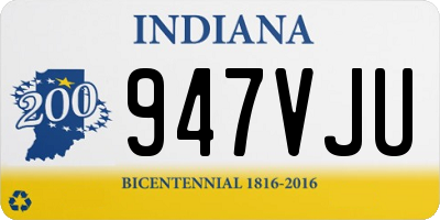IN license plate 947VJU