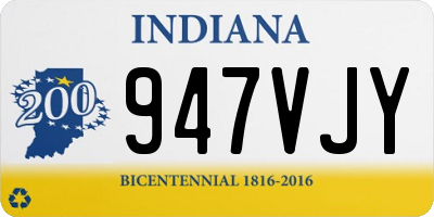 IN license plate 947VJY
