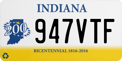 IN license plate 947VTF