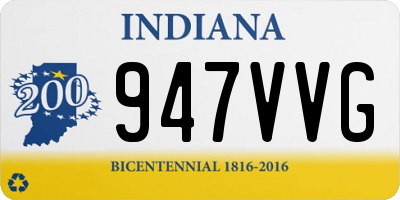 IN license plate 947VVG