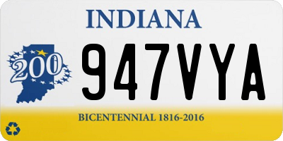 IN license plate 947VYA