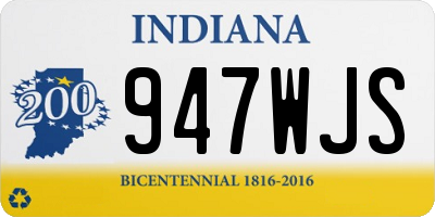 IN license plate 947WJS